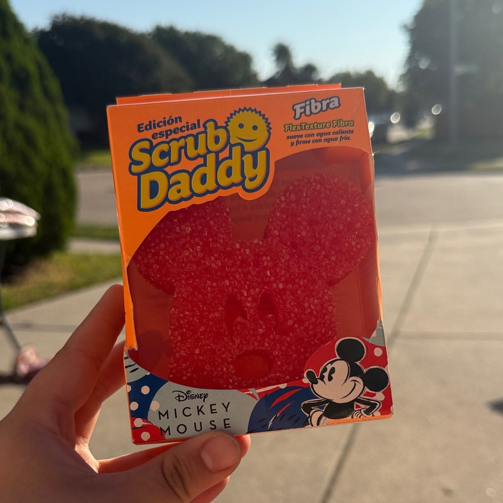 Disney Red Mickey Mouse Scrub Daddy Sponge